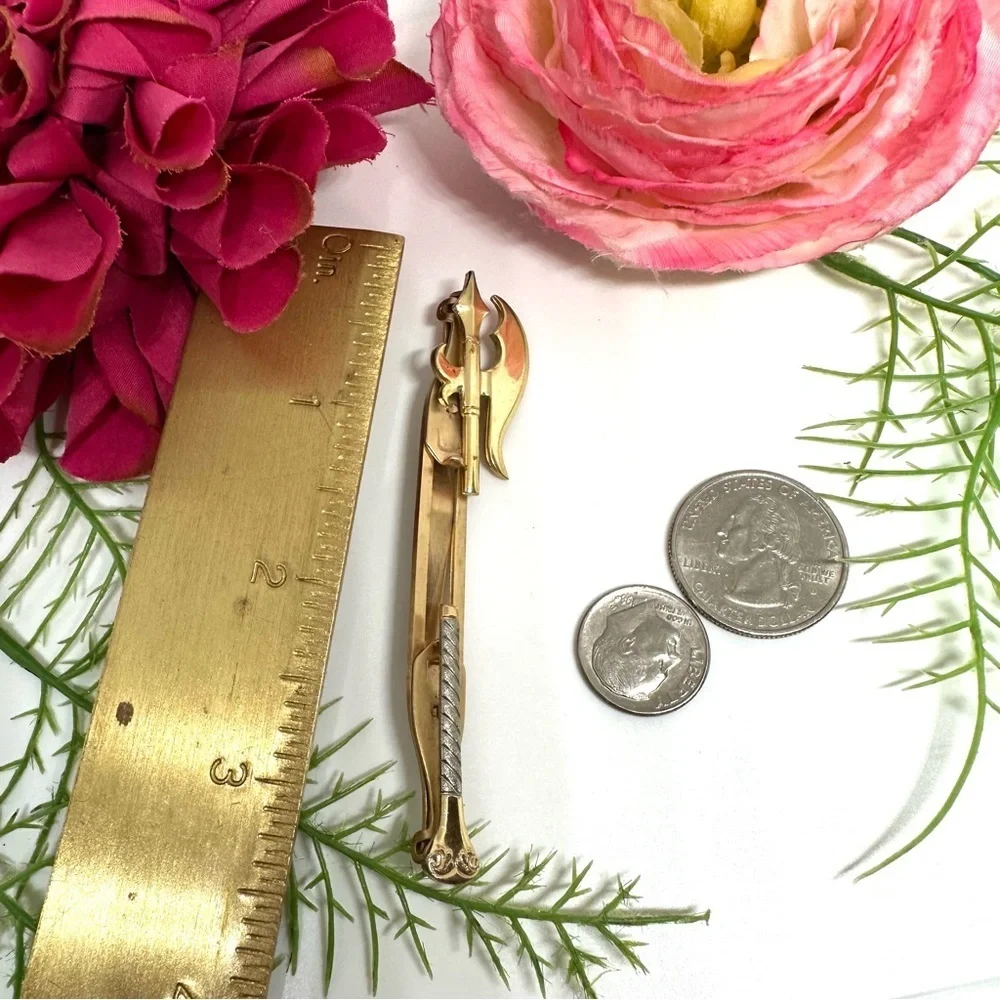 VINTAGE⚜️Medieval Style Tie Bar by Anson